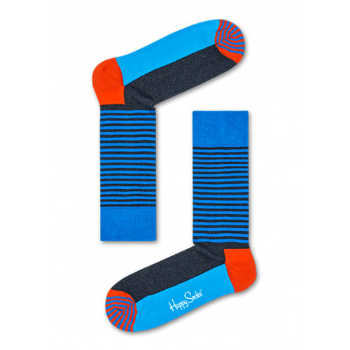 Happy Socks Half Stripe Blue