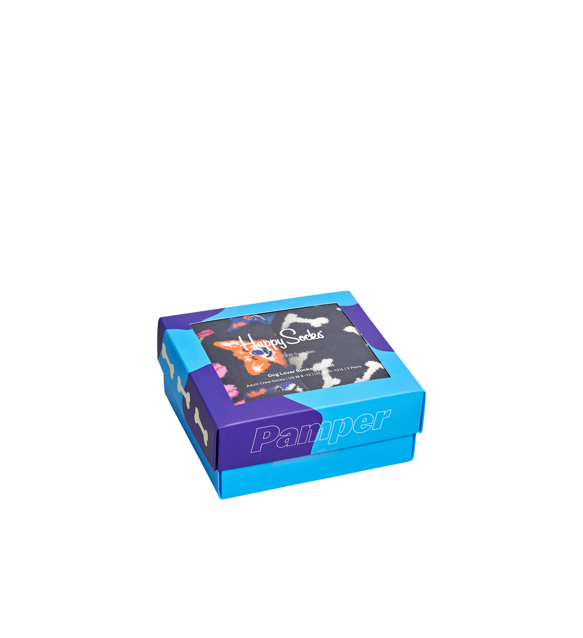 Happy Socks 2-Pack Dog Box Lover – Gift SocKing