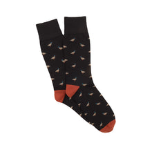 Corgi Duck Merino Wool Socks - Navy