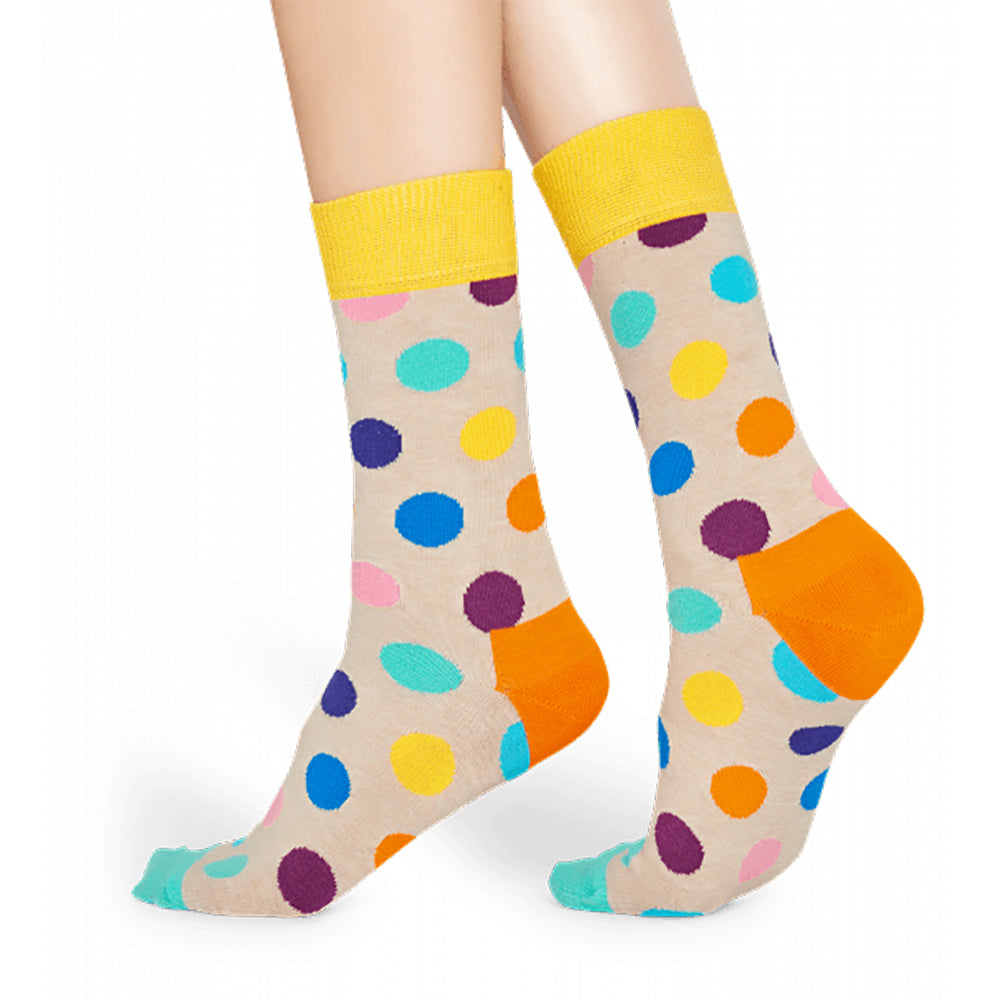 Happy Socks Big Dot Beige – SocKing