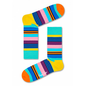 Happy Socks Multi Stripe Turquoise